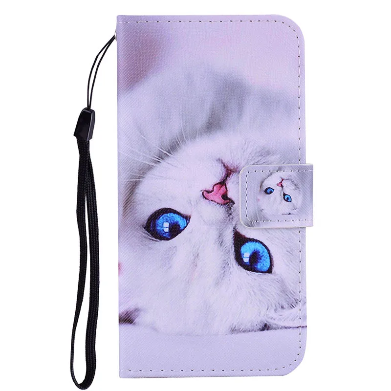 White Cat Милый кошелек с рисунком кота для Nokia 3,1 5,1 6,1 7,1 6 чехол для Nokia 2 3 5 чехол для телефона iPhone XS Max Xr X 7 8 Plus - Цвет: White Cat