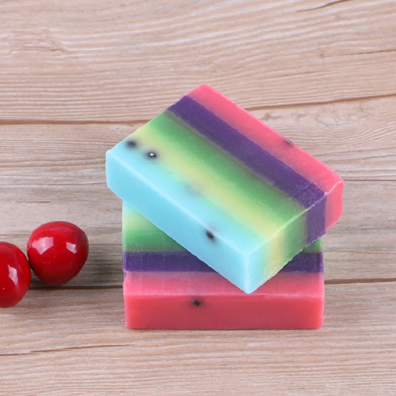 New Arrivals Thailand Fruit Soap White Plus Soap Mix Color Plus Five Bleached White Skin Gluta Rainbow Soap