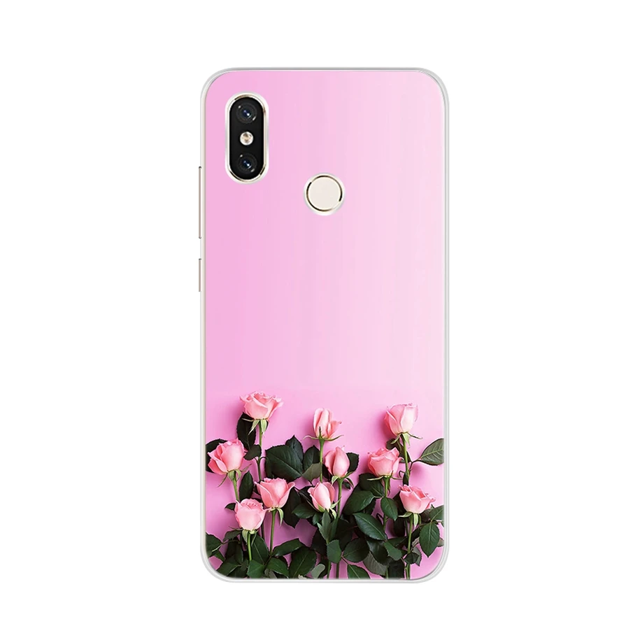 Силиконовый чехол для Xiaomi Mi 8 Lite Мягкий защитный из ТПУ телефона lite Mi8 Youth задняя