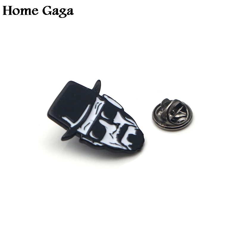 Homegaga во все тяжкие, Уолтер белый diy цинковые значки в виде галстука рюкзак одежда броши для мужчин и женщин шляпа Декоративные значки медали D1518