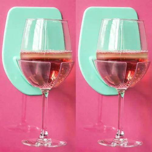 Уникальный ваттный пластиковый держатель для бокалов ванной и душа настенный