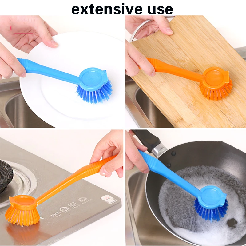 Волшебные кухонные принадлежности 360 градусов пластиковая чаша с длинной ручкой