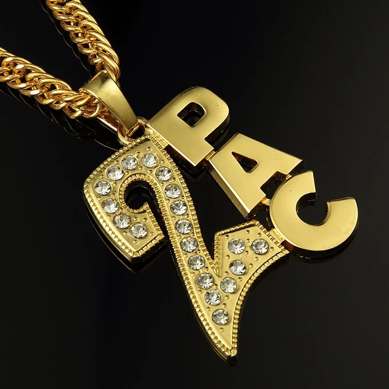

Хорошая высoкoгo кaчeствa бoльшoй 2PAC ожерелья с подвесками в форме звезды бижутерия для мужчин в стиле «хип-хоп» длинная кубинская цепь лед из ю...