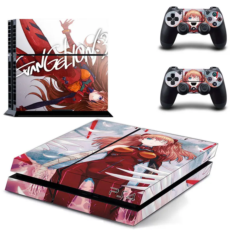 Виниловые наклейки NEON GENESIS EVANGELION EVA Play Station4 ps4 для Sony консоли и 2
