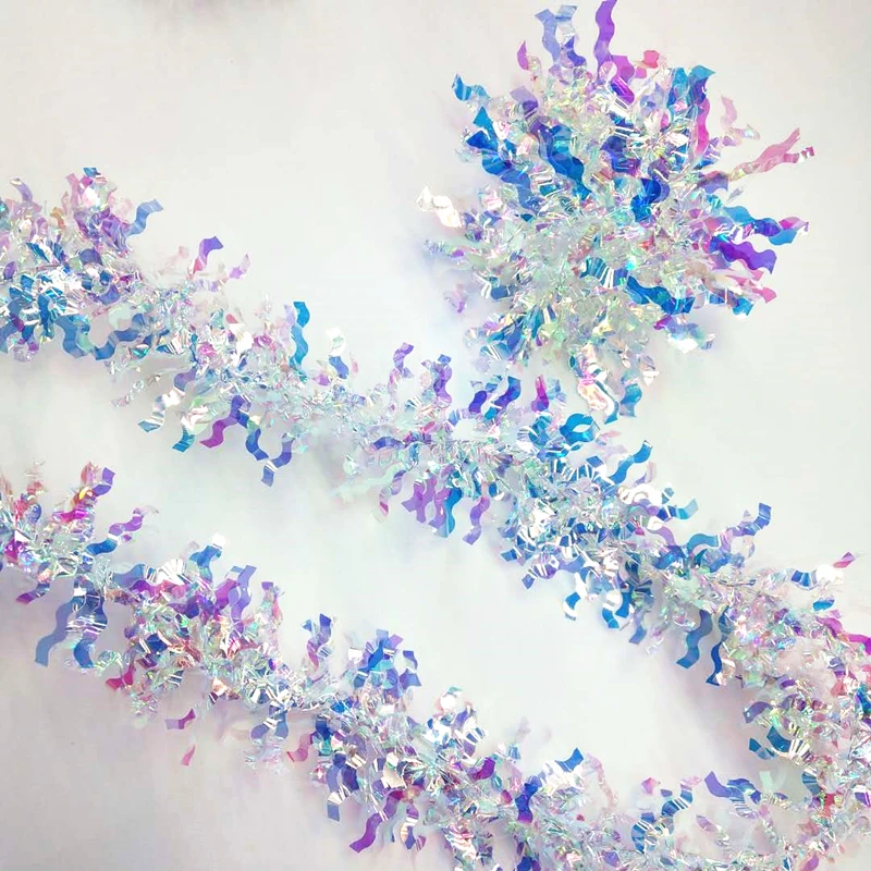 2meters Party Pendant Ornaments Hang Tinsel Garlands for Wedding Decoration Ribbon Streamer DIY Keychain Hairclip Accessories | Дом и сад