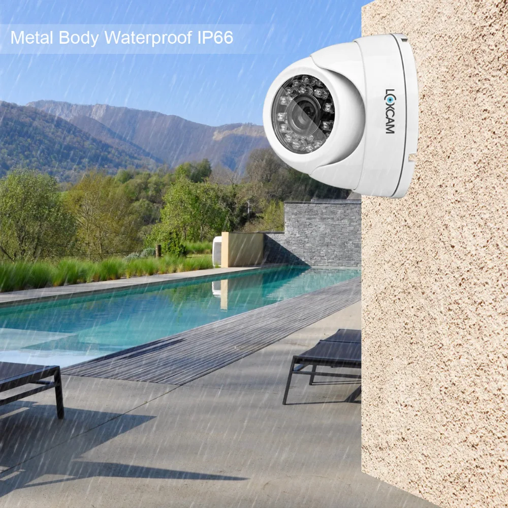 LOXCAM h.265 + 16CH 4MP AHD DVR 3g Wifi система видеонаблюдения 16 шт. супер 3MP 2048x1536p наружная