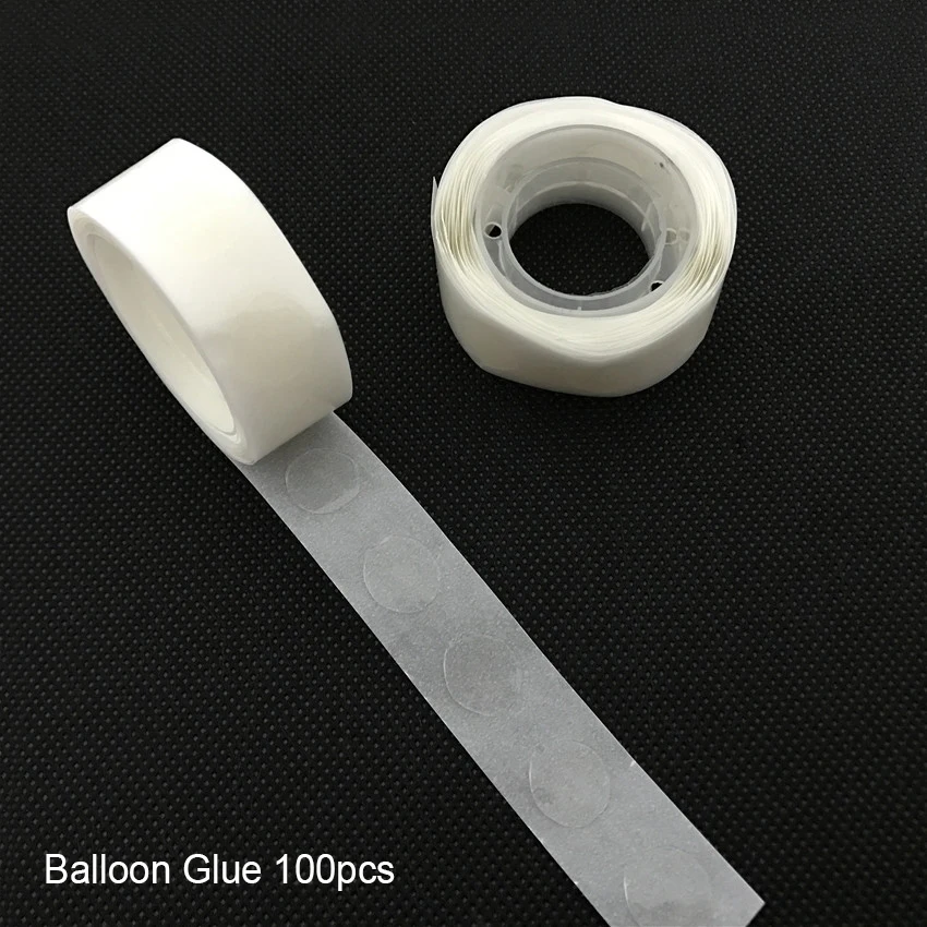 100pcs Glue Dots Баллоны и аксессуары пластиковая цепочка для воздушных шаров Шар АРКА свадебное украшение день рождения украшения фон шар колонна - Цвет: 100pcs Glue Dots