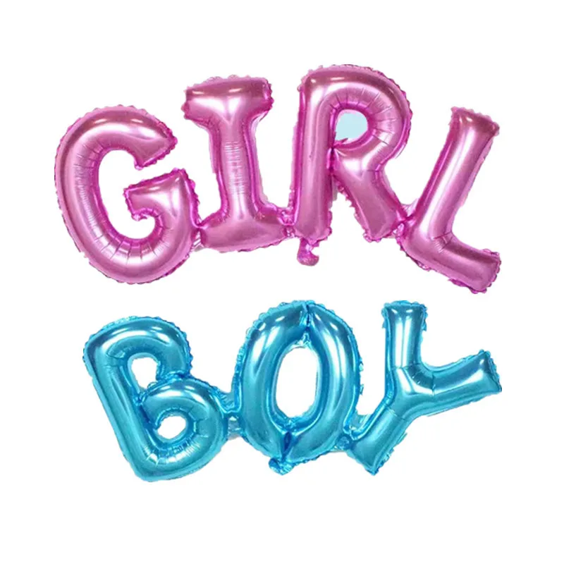 Baby Shower воздушный шарик из фольги в форме это для мальчиков и девочек Пол раскрыть