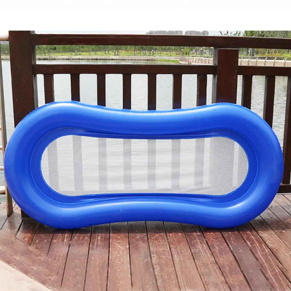 2018 New Inflatable Rafts Swimming Pool Air Lightweight Floating Chair Foldable Compact Portable Dual-Use Backrest | Спорт и