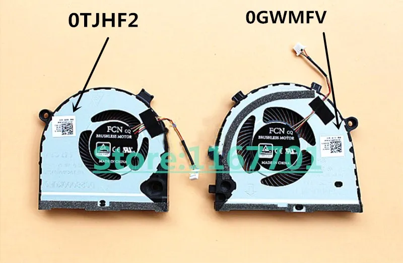 

Laptop/Notebook CPU Cooling Fan For Dell G3 G3-3579 G5 5587 0GWMFV DFS551205M0T-FKB7 DC28000KVF0 0TJHF2 FKB8 DC28000KUF0