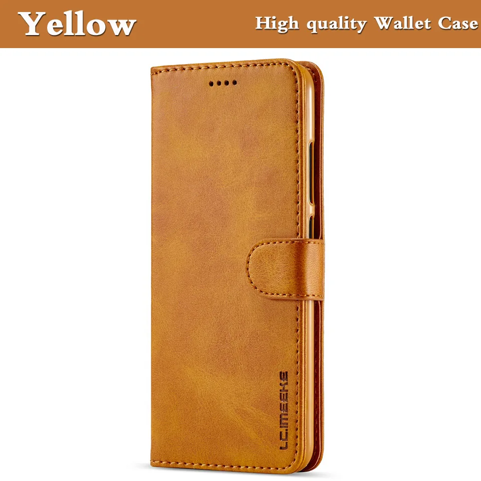 Yellow Для Coque huawei P10 Lite чехол кожаный бумажник чехол для телефона huawei P10 чехол Роскошный флип кожаный чехол для huawei P10 Funda - Цвет: Yellow