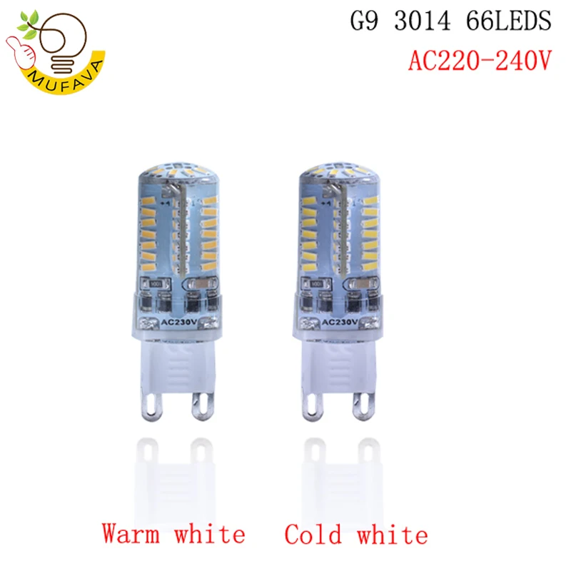 1 шт./лот высокое качество G4 G9 светодиодная лампа DC12V AC 220 В SMD 2835 3014 4014 360 градусов