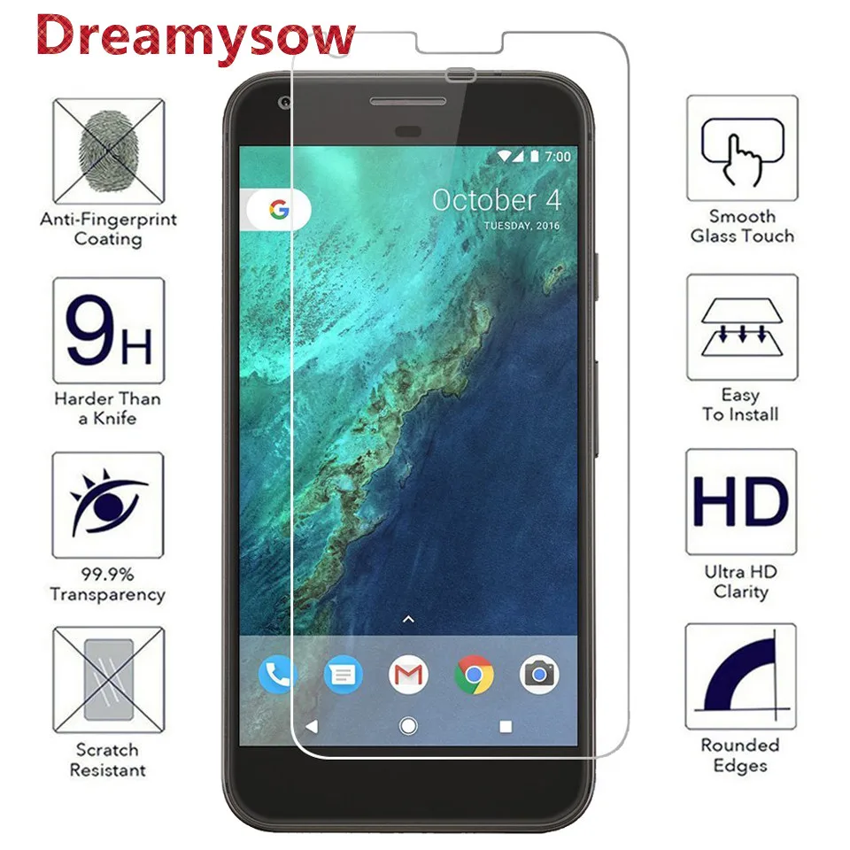 Закаленное стекло 9H 0 3 мм 2.5D Премиум пленка для Google Pixel XL 2 2XL 3XL Защитная