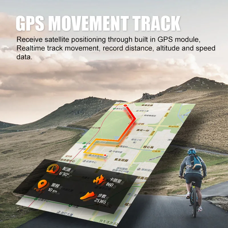 Лидер продаж 2018 умный браслет GPS фитнес трекер монитор сердечного ритма умные