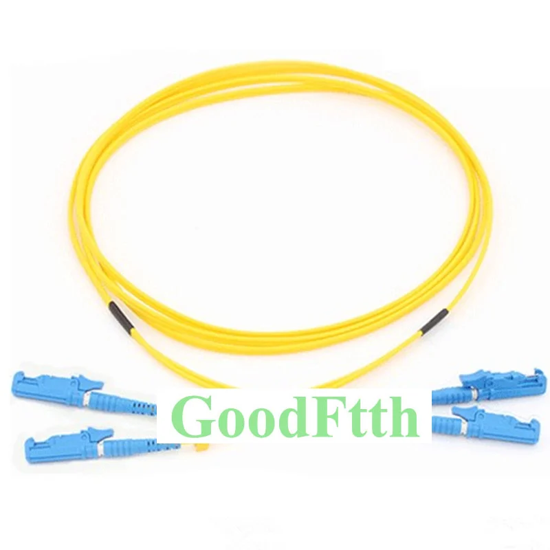 Fiber Patch Cord Jumper E2000/UPC-E2000/UPC E2000-E2000 UPC SM Duplex GoodFtth 20-50m