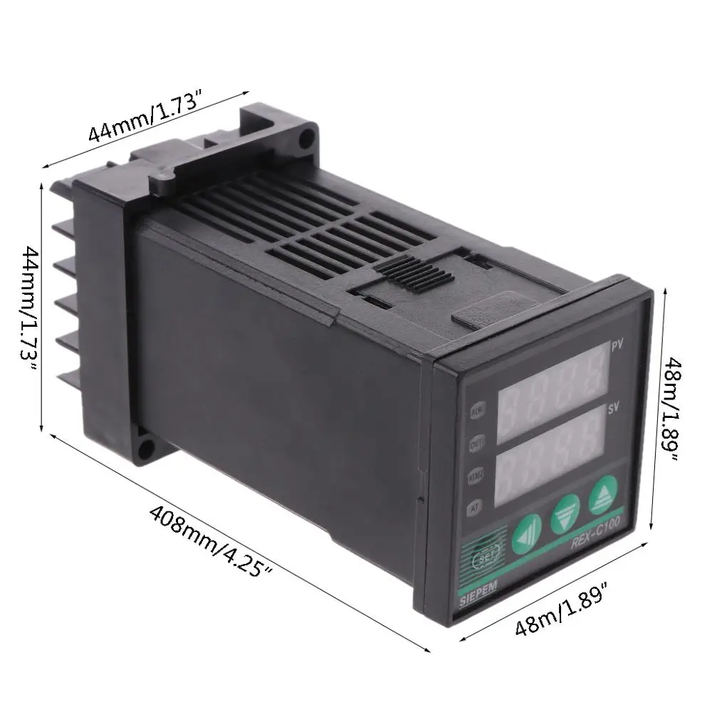 PID цифровой регулятор температуры REX-C100 0 до 400 градусов Цельсия K Тип вход SSR тестер выхода инструменты