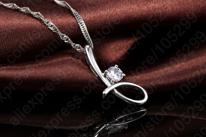 Цепочка женская из серебра 925 пробы с фианитом 1 шт.|necklace chains wholesale|necklace chain linknecklace