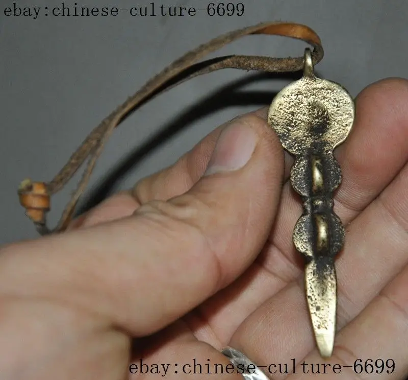 Тибетский буддистский храм Бронзовая статуя Будды Дордже Phurpa Pestle Vajra Talismans|Статуи