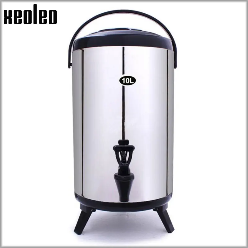 XEOLEO Bubble tea изоляции бочонок для хранения 10L ведро из нержавеющей стали
