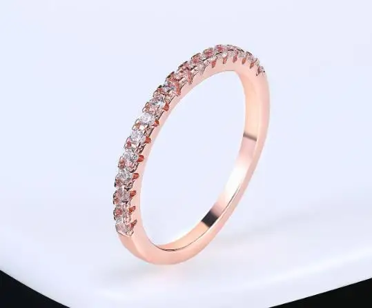 Простые тонкие кольца с фианитом для женщин аксессуары | Украшения и