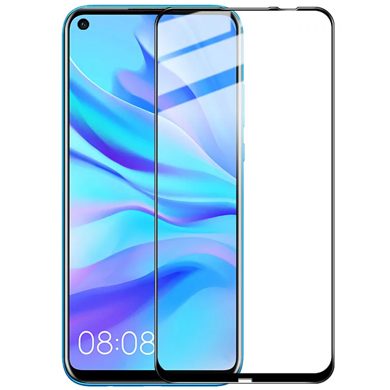 Imak полный экран AB Клей Pro+ версия закаленное стекло для Huawei Honor 8S Защитная пленка для экрана для P20 Lite Nova5i - Цвет: Black