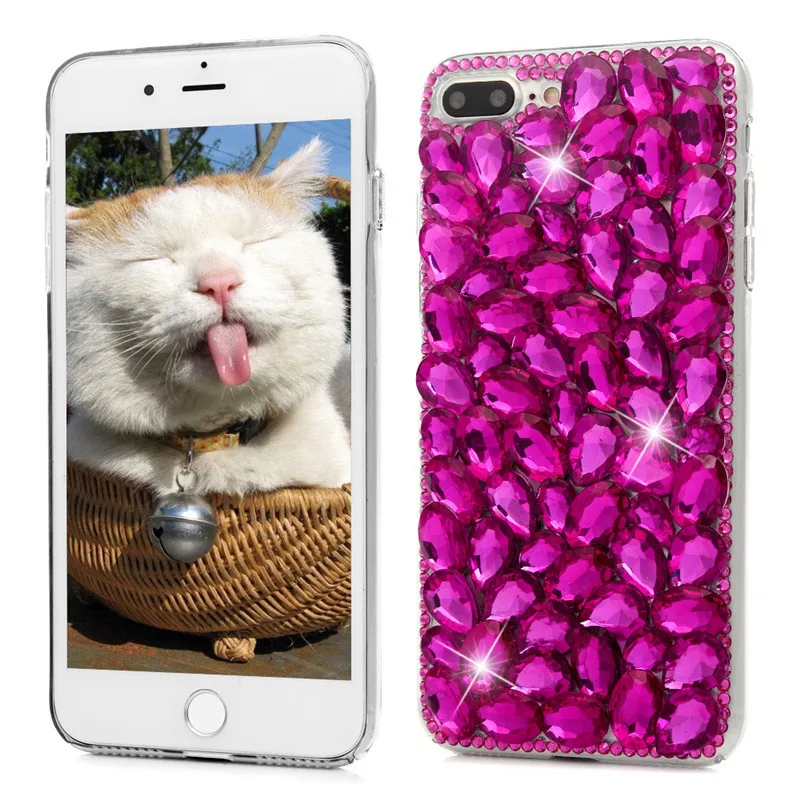 YOKIRIN 3D ручной работы градиент Bling Diamond чехол для iPhone 7 Plus со стразами телефон Crystal