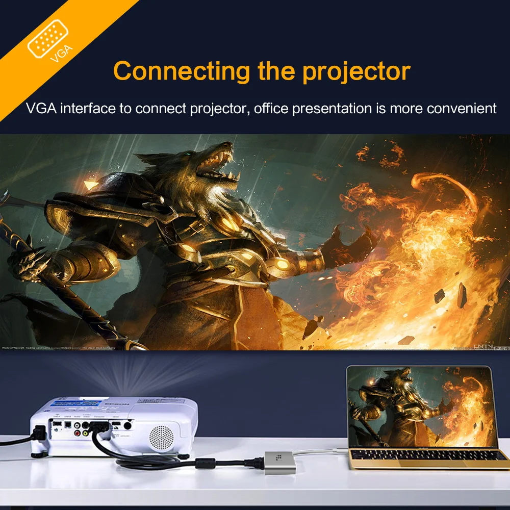 4K UHD USB 3 1 type C концентратор Thunderbolt к HDMI VGA DVI 0 адаптер конвертер кабель для ноутбука