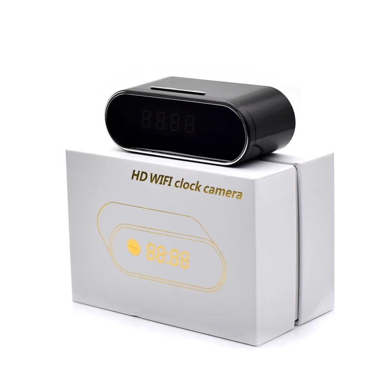 Wistino 1080P wifi камера няня камера Черная P2P IP часы безопасности IOS Android Обнаружение движения домашняя беспроводная камера безопасности