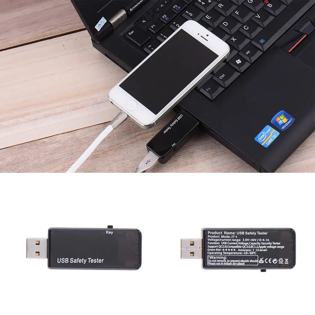 USB Тестер измеритель напряжения 3 ~ 30 В DC Вольтметр мощность амперметра монитор