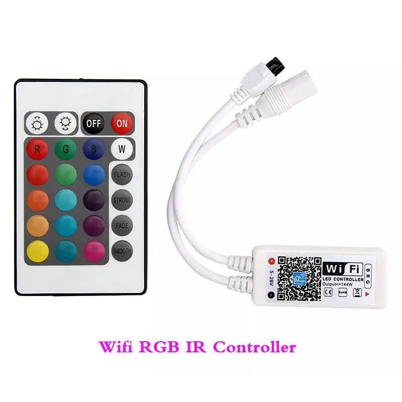 Magic Home DC 5 V 28 Мини RGB RGBW ИК контроллер WiFi беспроводной пульт дистанционного