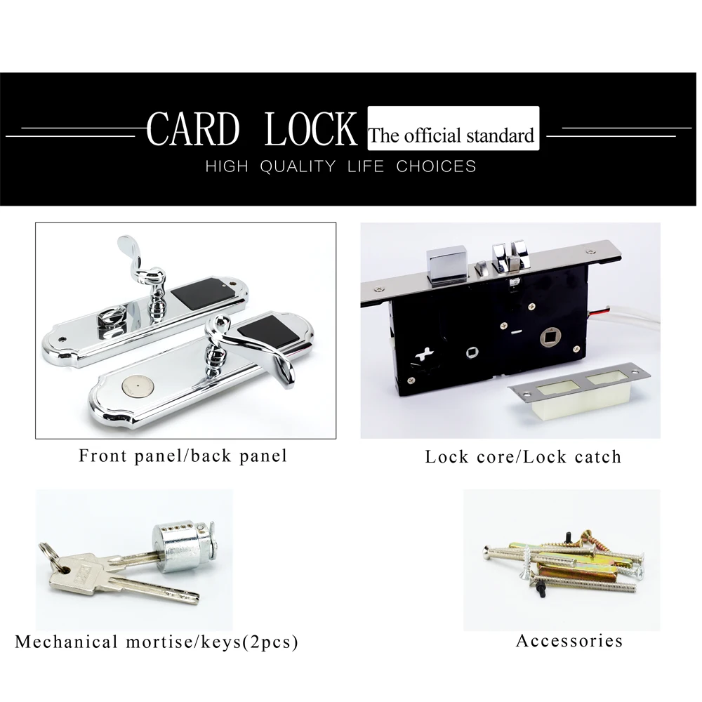 Смарт замок с RFID картой в европейском стиле|lock door|electronic hotel lockslock digit |