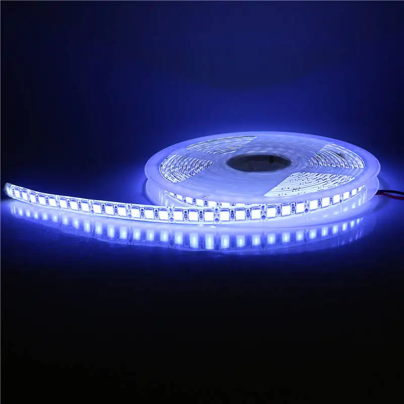 5 м/лот Светодиодная лента 5054 smd водонепроницаемый светодиод 5 м 600led DC 12 В surper яркий 120 светодиодов/м Диодная лента лучше 5050
