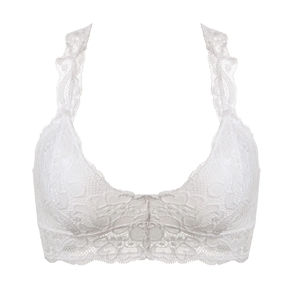 YANDW женский кружевной бюстгальтер сетчатые бюстгальтеры с вышивкой без косточек