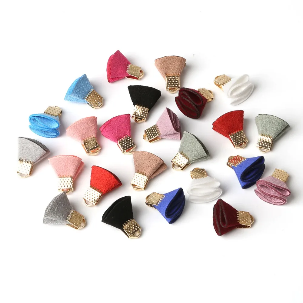 Миниатюрная кисточка 5 мм Корейский Бархатный зажим с кисточками декоративные