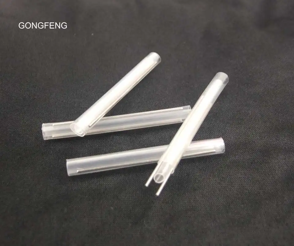 

1000pcs New Connector 60MM Optic Fiber Double core butterfly energy-saving heat Hot-Melt Pipe protector tube Special Wholesale