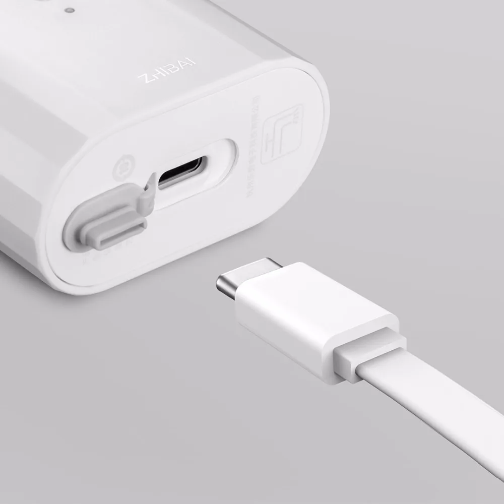Оригинальная Xiaomi прямая белая электрическая бритва IPX7 Водонепроницаемая