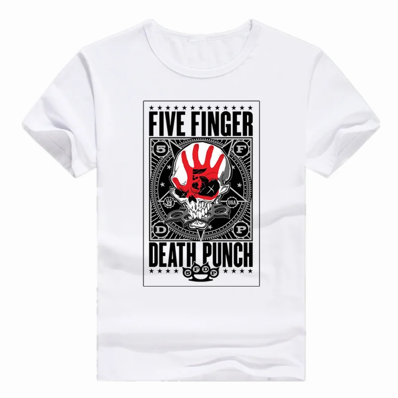 Азиатский размер Печать FFDP пять пальцев смерти удар тяжелый металлический