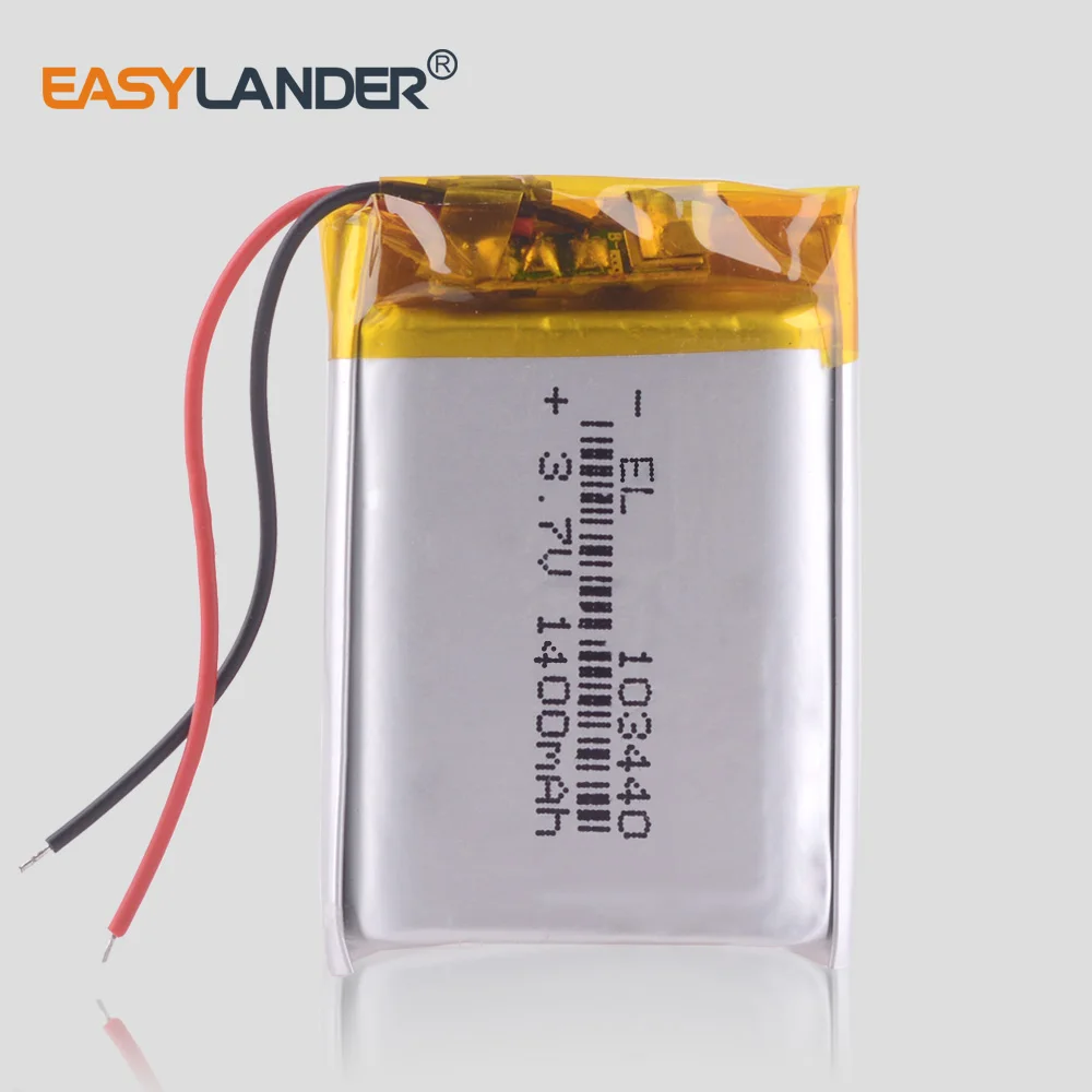 Литий-ионная аккумуляторная батарея емкостью 1400 мАч 103541