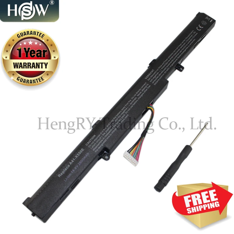Аккумулятор 2200 мАч для Asus X751M X751MA X751L K751L X750JA A450 A450C A450V A450E A450J X450J X450JB X450JF X450JN