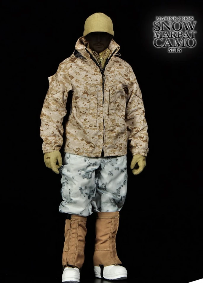 Estartek M 063 1/6 зимние камуфляжные наборы Marpat для коллекционной военной экшн фигурки
