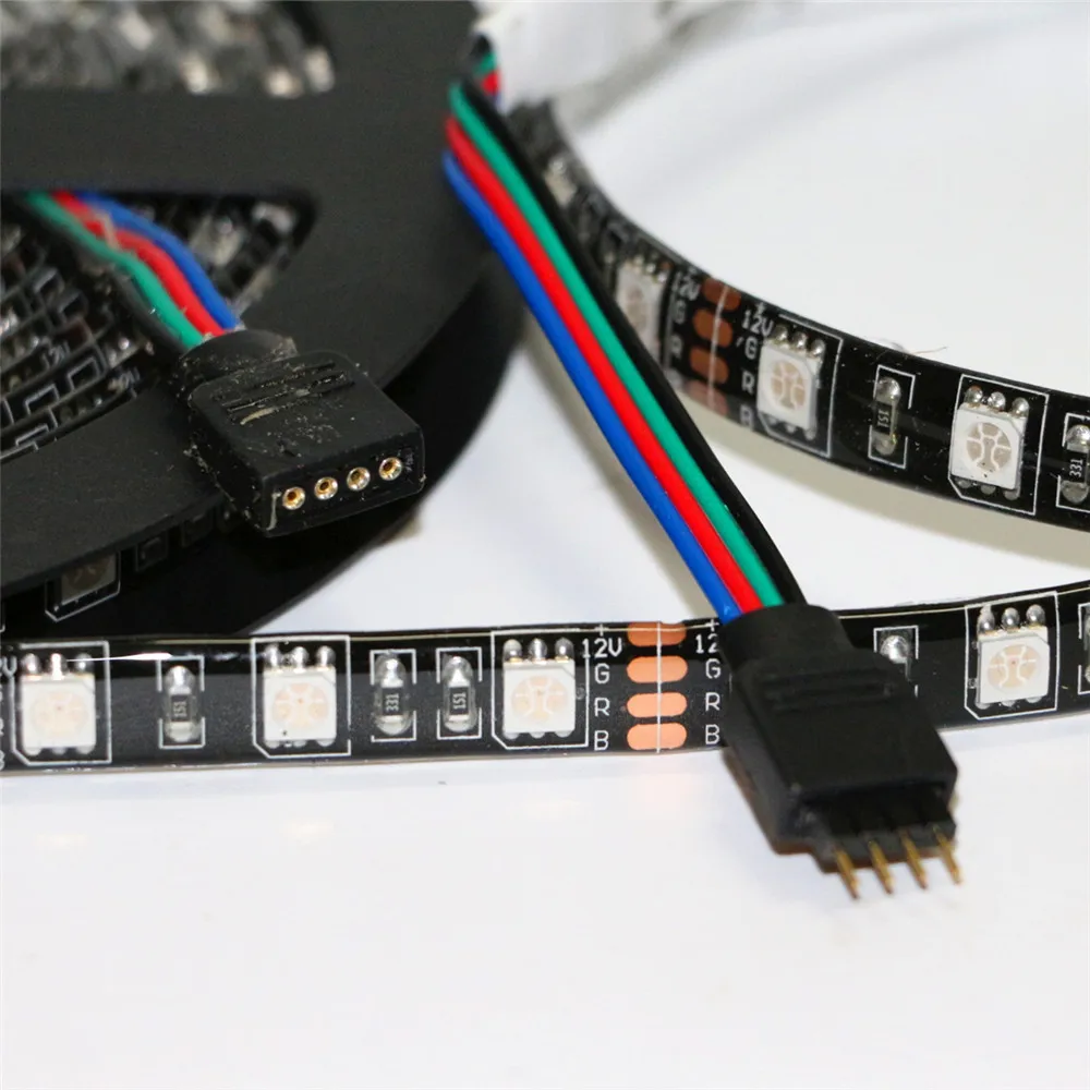 Гибкая светодиодная ленсветильник 5050 RGB 60 светодиодов/м 12 В 0 5/1/2/3/4/5 м|led strip