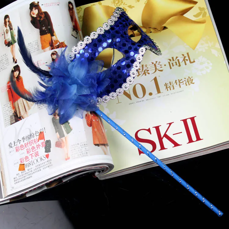 Новинка 2014. Вечерние Маски с блестками. Венецианские маски для Хеллоуина.