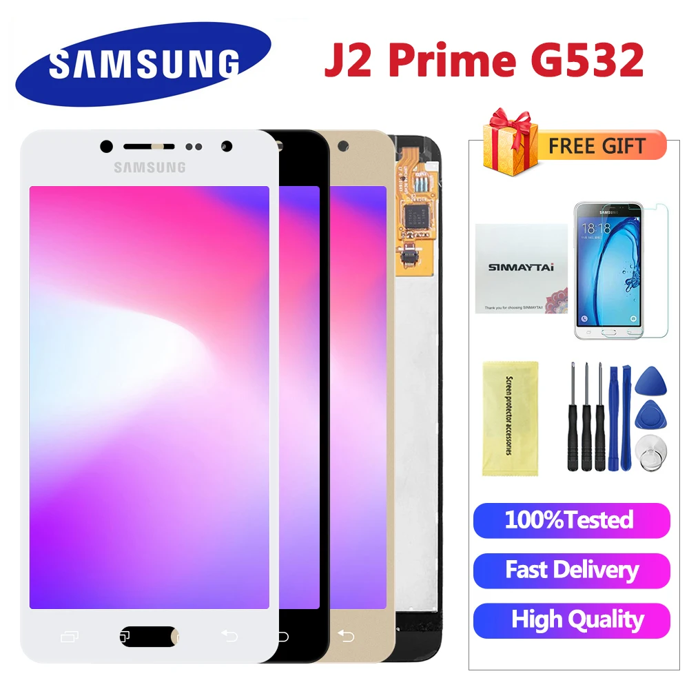 Для Samsung Galaxy J2 Prime G532 SM G532F G532M сенсорный экран дигитайзер + ЖК дисплей модуль в