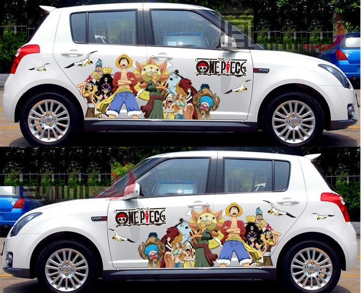 Левая сторона автомобиля наклейки HD струйная Персонализированная аниме