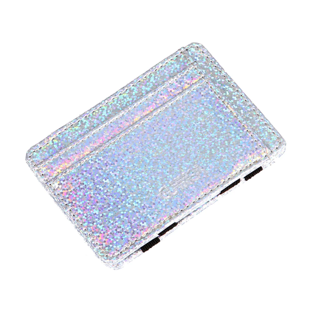 Модный мужской Ультратонкий с блестками зажим для денег волшебный кошелек