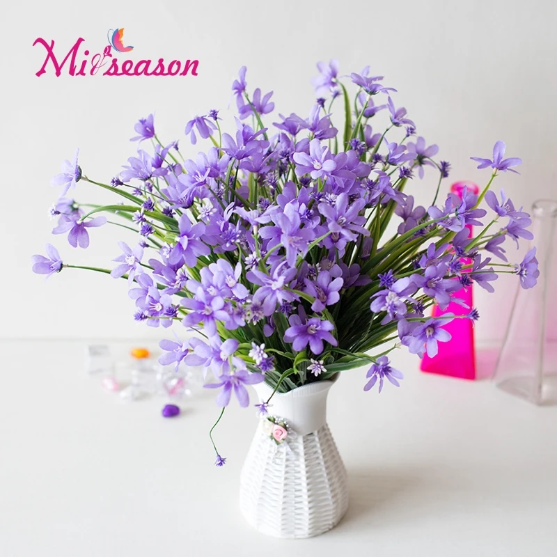 Miiseason 1 букет искусственных пластиковых орхидеи фотография свадебное украшение