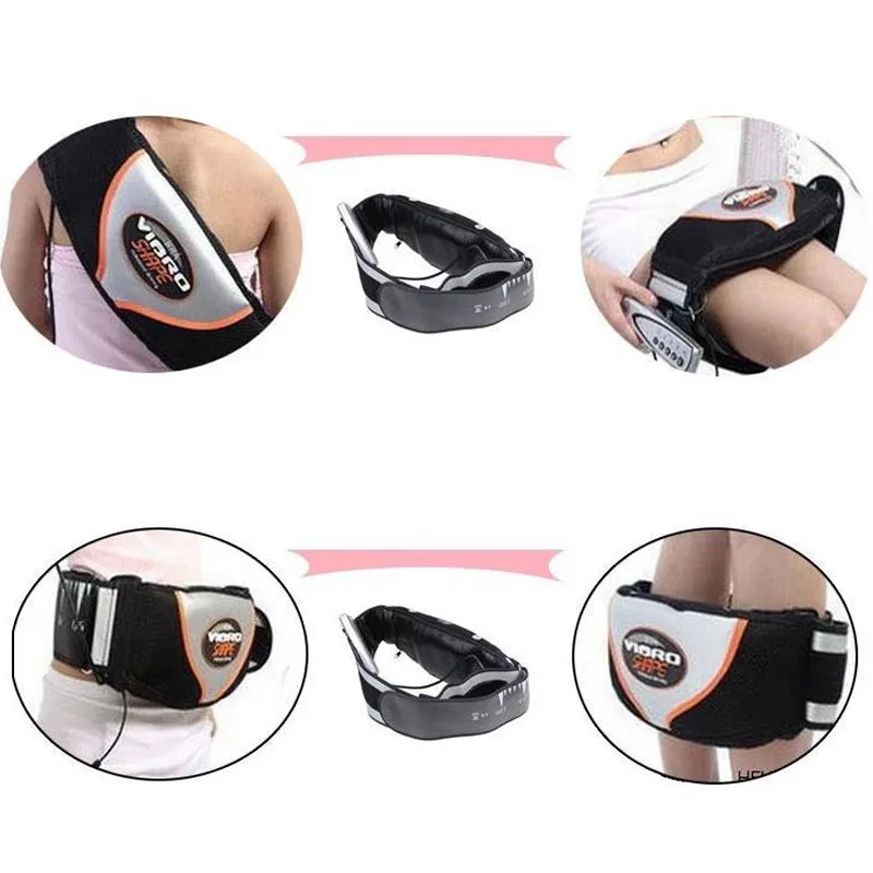 

Waist Vibrating Massager, Electric Body Slimming Massager Belt Muscle Burning Fat Weight Losing Trimmer Health Care Tools