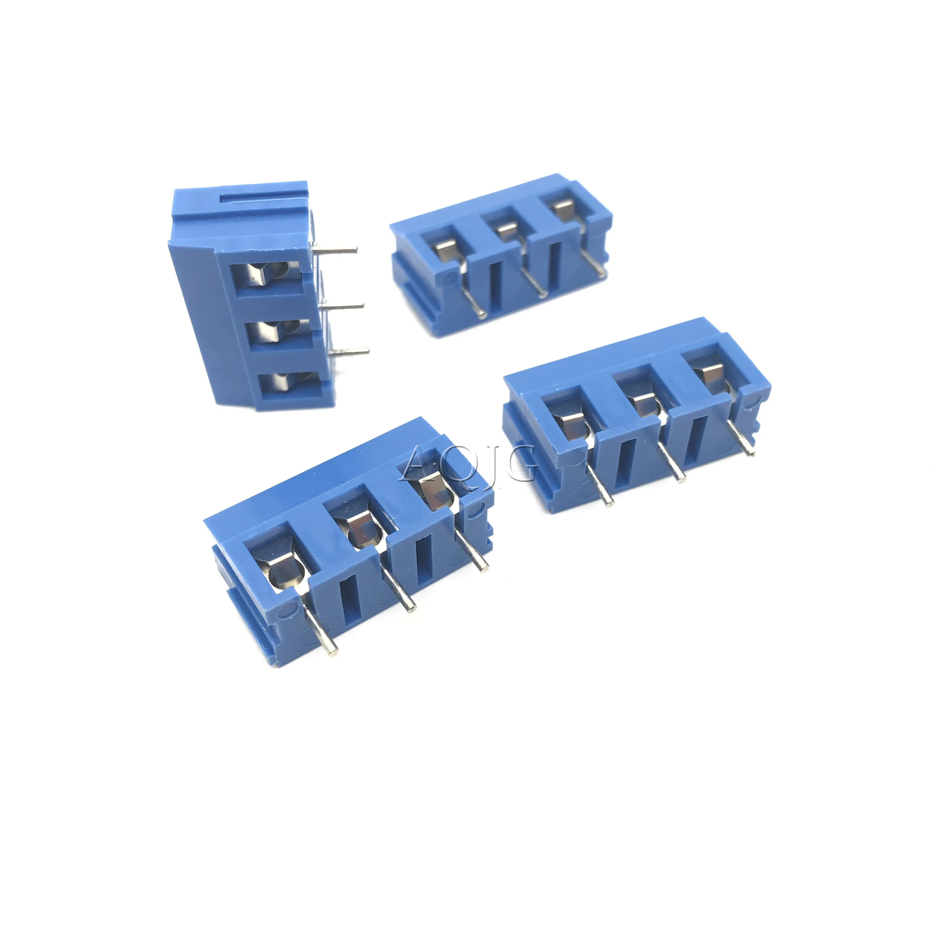 10 шт./лот KF300 2Pin 3pin 5 мм шаг PCB винтовая Клеммная колодка разъемы 250V 16A 14 22AWG AQJG|connector
