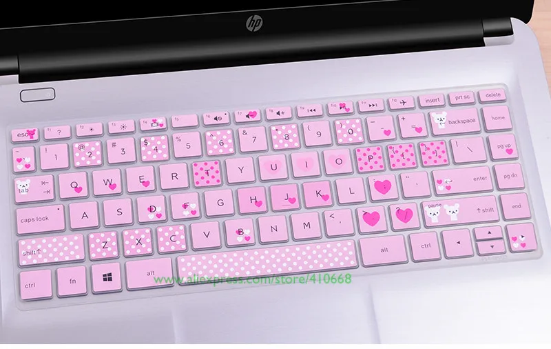 Color 4 Силиконовая клавиатура протектор кожного покрова для hp Pavilion x360 14 дюймов 14M-BA011DX 14M-BA013DX X 360 2-в-1 Сенсорный экран ноутбука - Цвет: Color 4