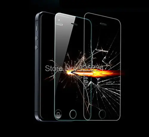 New Premium Shatterproof Tempered Glass Screen Protector Film for i phone 4 4S 5 5S |
